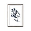 Picture of Blue Leaves IV _GroupedProduct_Rectangle_Portrait_Framed_Matted_