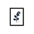 Picture of Blue Leaves V _GroupedProduct_Rectangle_Portrait_Framed_Matted_