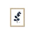 Picture of Blue Leaves V _GroupedProduct_Rectangle_Portrait_Framed_Matted_