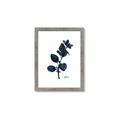 Picture of Blue Leaves V _GroupedProduct_Rectangle_Portrait_Framed_Matted_