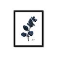 Picture of Blue Leaves V _GroupedProduct_Rectangle_Portrait_Framed_Matted_