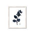 Picture of Blue Leaves V _GroupedProduct_Rectangle_Portrait_Framed_Matted_