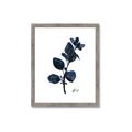 Picture of Blue Leaves V _GroupedProduct_Rectangle_Portrait_Framed_Matted_