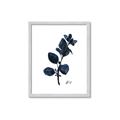Picture of Blue Leaves V _GroupedProduct_Rectangle_Portrait_Framed_Matted_