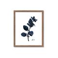 Picture of Blue Leaves V _GroupedProduct_Rectangle_Portrait_Framed_Matted_
