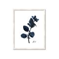 Picture of Blue Leaves V _GroupedProduct_Rectangle_Portrait_Framed_Matted_