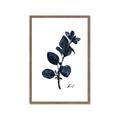 Picture of Blue Leaves V _GroupedProduct_Rectangle_Portrait_Framed_Matted_