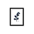 Picture of Blue Leaves V _GroupedProduct_Rectangle_Portrait_Framed_Matted_