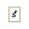Picture of Blue Leaves V _GroupedProduct_Rectangle_Portrait_Framed_Matted_