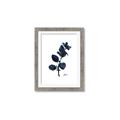 Picture of Blue Leaves V _GroupedProduct_Rectangle_Portrait_Framed_Matted_
