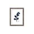 Picture of Blue Leaves V _GroupedProduct_Rectangle_Portrait_Framed_Matted_