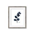 Picture of Blue Leaves V _GroupedProduct_Rectangle_Portrait_Framed_Matted_