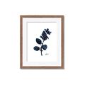 Picture of Blue Leaves V _GroupedProduct_Rectangle_Portrait_Framed_Matted_