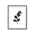 Picture of Blue Leaves V _GroupedProduct_Rectangle_Portrait_Framed_Matted_