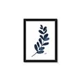 Picture of Blue Leaves VI _GroupedProduct_Rectangle_Portrait_Framed_Matted_