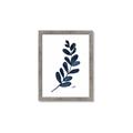 Picture of Blue Leaves VI _GroupedProduct_Rectangle_Portrait_Framed_Matted_