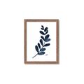 Picture of Blue Leaves VI _GroupedProduct_Rectangle_Portrait_Framed_Matted_