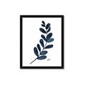 Picture of Blue Leaves VI _GroupedProduct_Rectangle_Portrait_Framed_Matted_