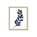 Picture of Blue Leaves VI _GroupedProduct_Rectangle_Portrait_Framed_Matted_