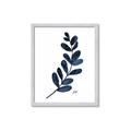 Picture of Blue Leaves VI _GroupedProduct_Rectangle_Portrait_Framed_Matted_