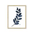 Picture of Blue Leaves VI _GroupedProduct_Rectangle_Portrait_Framed_Matted_