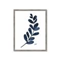 Picture of Blue Leaves VI _GroupedProduct_Rectangle_Portrait_Framed_Matted_