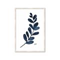Picture of Blue Leaves VI _GroupedProduct_Rectangle_Portrait_Framed_Matted_