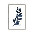 Picture of Blue Leaves VI _GroupedProduct_Rectangle_Portrait_Framed_Matted_