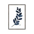 Picture of Blue Leaves VI _GroupedProduct_Rectangle_Portrait_Framed_Matted_