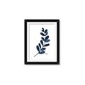 Picture of Blue Leaves VI _GroupedProduct_Rectangle_Portrait_Framed_Matted_