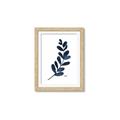 Picture of Blue Leaves VI _GroupedProduct_Rectangle_Portrait_Framed_Matted_