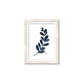 Picture of Blue Leaves VI _GroupedProduct_Rectangle_Portrait_Framed_Matted_