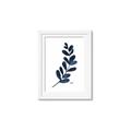 Picture of Blue Leaves VI _GroupedProduct_Rectangle_Portrait_Framed_Matted_