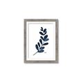 Picture of Blue Leaves VI _GroupedProduct_Rectangle_Portrait_Framed_Matted_