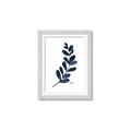 Picture of Blue Leaves VI _GroupedProduct_Rectangle_Portrait_Framed_Matted_