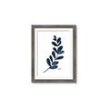 Picture of Blue Leaves VI _GroupedProduct_Rectangle_Portrait_Framed_Matted_