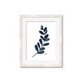 Picture of Blue Leaves VI _GroupedProduct_Rectangle_Portrait_Framed_Matted_
