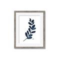 Picture of Blue Leaves VI _GroupedProduct_Rectangle_Portrait_Framed_Matted_