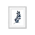 Picture of Blue Leaves VI _GroupedProduct_Rectangle_Portrait_Framed_Matted_