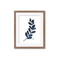 Picture of Blue Leaves VI _GroupedProduct_Rectangle_Portrait_Framed_Matted_