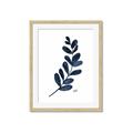 Picture of Blue Leaves VI _GroupedProduct_Rectangle_Portrait_Framed_Matted_