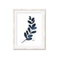 Picture of Blue Leaves VI _GroupedProduct_Rectangle_Portrait_Framed_Matted_