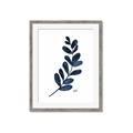 Picture of Blue Leaves VI _GroupedProduct_Rectangle_Portrait_Framed_Matted_