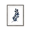 Picture of Blue Leaves VI _GroupedProduct_Rectangle_Portrait_Framed_Matted_