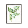 Picture of Green Dripping I _GroupedProduct_Rectangle_Portrait_Framed_Matted_