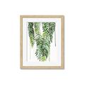 Picture of Green Dripping II _GroupedProduct_Rectangle_Portrait_Framed_Matted_