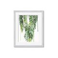 Picture of Green Dripping II _GroupedProduct_Rectangle_Portrait_Framed_Matted_