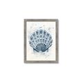 Picture of Blue Seashell _GroupedProduct_Rectangle_Portrait_Framed_Matted_