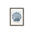 Picture of Blue Seashell _GroupedProduct_Rectangle_Portrait_Framed_Matted_