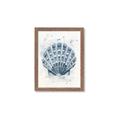 Picture of Blue Seashell _GroupedProduct_Rectangle_Portrait_Framed_Matted_